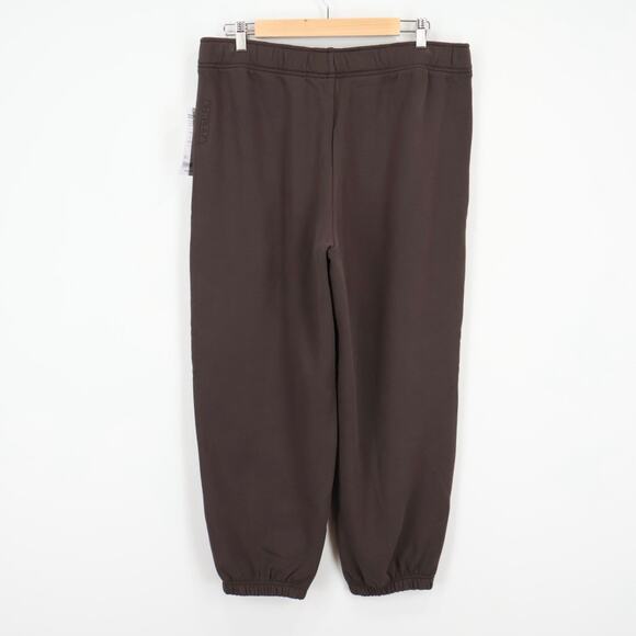 NWT Athleta Forever Fleece High-Rise Fleece Jogger In Truffle Brown Large Petite - Picture 4 of 9